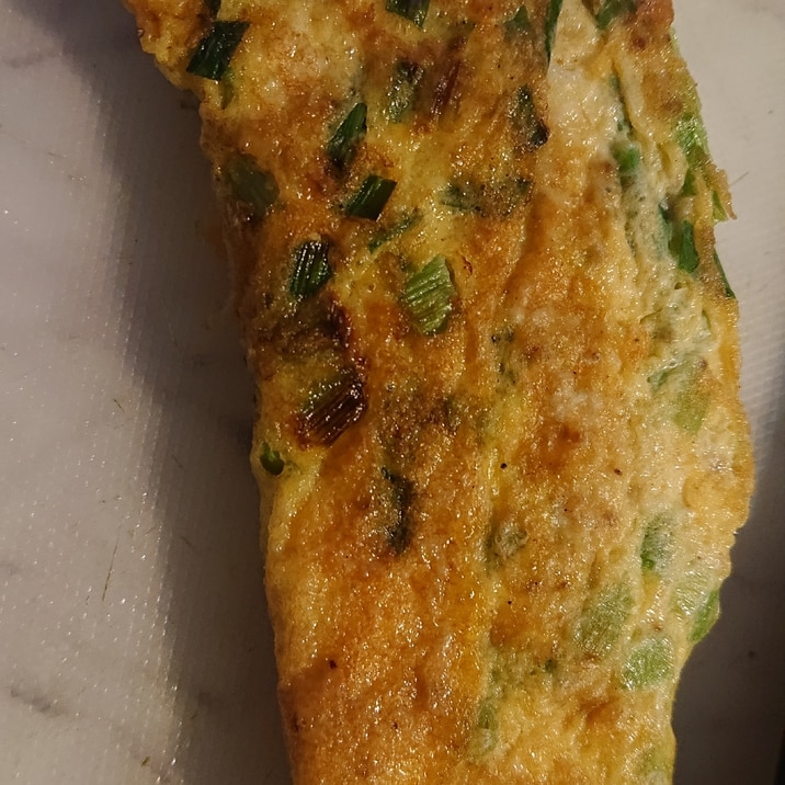 豆腐とニラオムレツ
